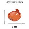 XINTONG 2 Pcs Spool Caps,Trimmer Spool Cover Caps,Practical Spool Cover Caps Replaceable Twin Line Cutting Head Covers Grass Trimmers,Compatible with Flymo FLY021