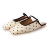Evor Women's Soft Square Flat Mule Sandals, Lightweight, BLC, S