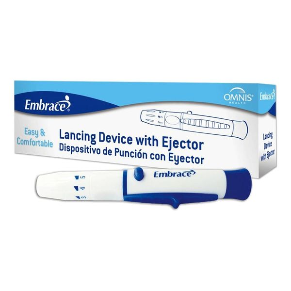 Embrace Safety Lancing Device Needle Multiple Depth Settings 1 Box(s) 1 /Box