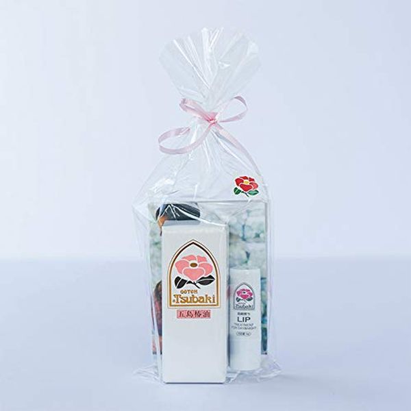 Gotsubaki Honpo Camellia Oil 1.0 fl oz (30 ml) + Lip Set