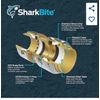 Sharkbite MAX 1/2" x 1/2" x 3/8" OD Tee Stop
