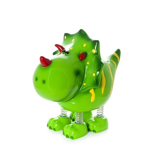 Mousehouse Gifts Kids Green Triceratops Dinosaur Piggy Bank Money Box Gift for Boys or Girls