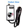 labwork Router Fan Variable Speed Controller Electric Motor Rheostat for AC 120V 15A