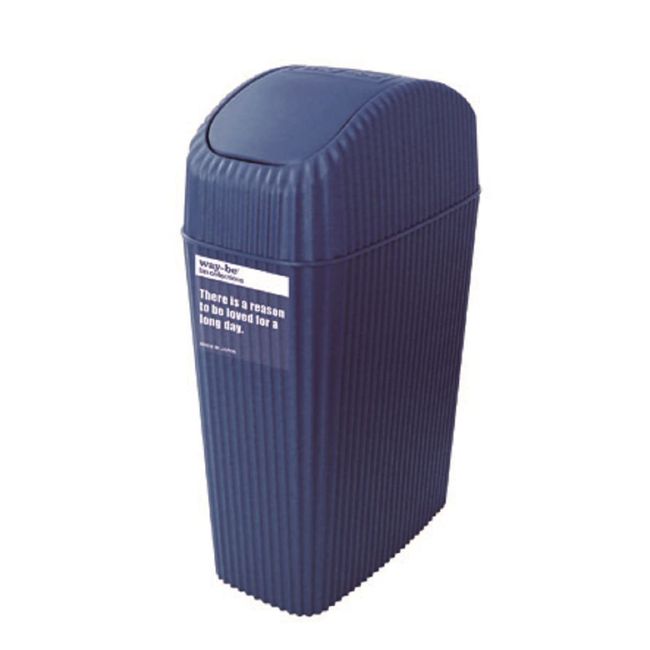 Hogdseirrs WB-304 Yawata Kasei WB-304 Dust Box with Swing Lid, 4L Navy