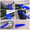 RITYHOFT Interior Stripping, Inner Lining, Peel Off Panel, Removable Tool, Clip Clamp Tool, Storage Bag Included, Blue