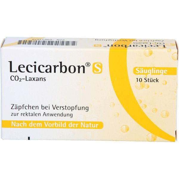 LECICARBON S CO2 Laxans Suppositories Pack of 10