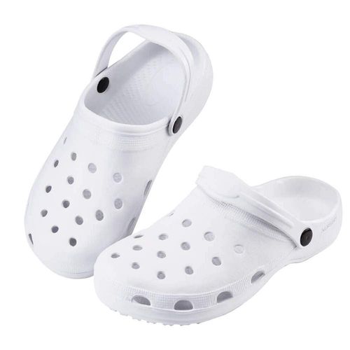 Nursy, Nursy, EVA Shoes, Clog, Medical Care, Lightweight, Nurse Sandals, Wide 3E, 2-Way, white