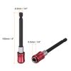 sourcing map Magnetic Extension Chuck Adapter 4" 1/4 Inch Hex Shank Quick Release Bar Socket Screwdriver Bit Holder for Screwdriver Bits Nuts Drills Socket Driver Adapter