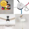 With 4 Pre-Installed Wires Ceiling Fan Switch 3 Speed 4 Wire Ze-208S Zing Ear