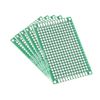 sourcingmap 5pcs 4x6cm Double Sided PCB Board Universal Printed Circuit Proto Board for DIY Soldering Electronic Projects Practice Test Circuit