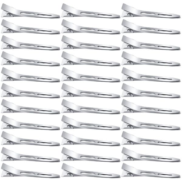 60 Stück EnteBill Haarspangen, Haarclips Locken Fixieren 2.2 Zoll Haarclips Alligator Clips Keine Spur Haarklammer Haarclips zum Stylen Haarklammern Friseurbedarf für Damen Mädchen Haarstyling