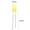 Audiofan LED Light Emitting Diode, Yellow, 3mm, 100 Piece Set