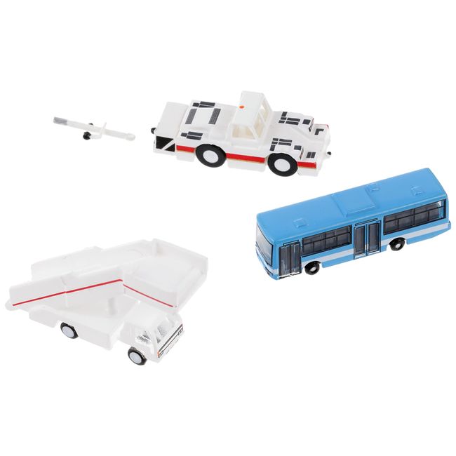 ANA Shoji GSE40110 1/400 Blue Bus Step Car, Towing Tractor and Tover Set, Complete Product, Limited Edition