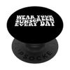 Wear Your Sunscreen SPF Dermatologist Sunscreen PopSockets Swappable PopGrip