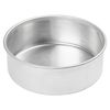 Winco Heavy-Duty Round Aluminum Layer Cake Pan, 8" x 3"