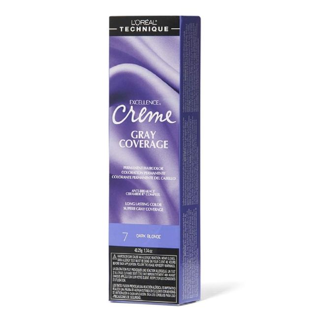 L'oreal Excellence Creme Permanent Hair Color, Dark Blonde No.7, 1.74 Ounce