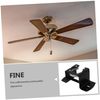 SHINEOFI Ceiling Fan Mounting Kit Sloped Bracket for Cathedral Canopy Black Installation for Ceiling Fans User Friendly Setup with Comprehensive Support