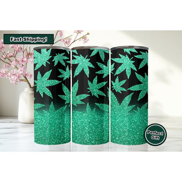 Funny 420 Marijuana Cannabis 20oz Skinny Tumbler! Insulated and Travel Mug