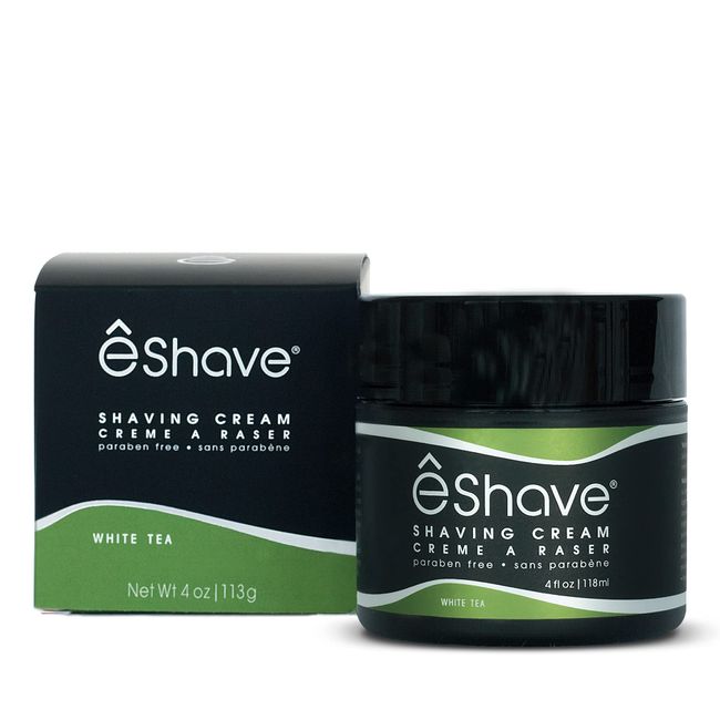 eShave Shave Cream, White Tea, 4 oz