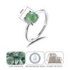 Philip Jones Green Aventurine Adjustable Ring
