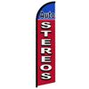 Auto Stereos Windless Swooper Flag Car Sound System RED