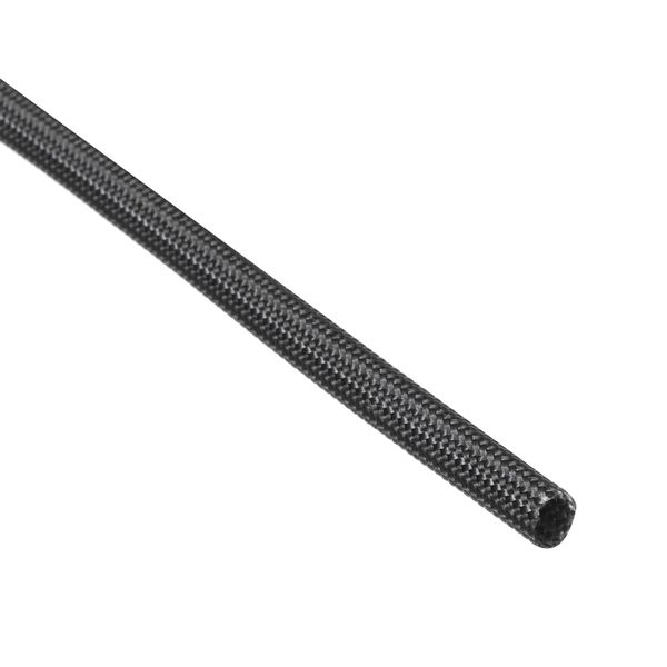 sourcing map Insulation Cable Protector, 9.8Ft-3mm High Temp Fiberglass Sleeve Black
