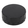 Denture Veneer Processing Box, Round Shape Dental Veneer Box, Reusable Black Denture Storage Box with Spare Pad