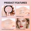 XdealCozyxc Baked Brighten Foundation Medium, Buildable Sheer to Light Coverage（#3）