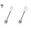 2 pack 8" Flexible Light Bulb Lamp Socket Adapter Extender 360° Adjustable E27