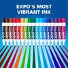EXPO Low Odor Dry Erase Markers Chisel Tip Blue 12 Count