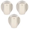 Spares2go Hot-Ari ix Control Switch Knobs Compatible with Hotpoint Oven Cooker Hob (Silver, Pack of 3)