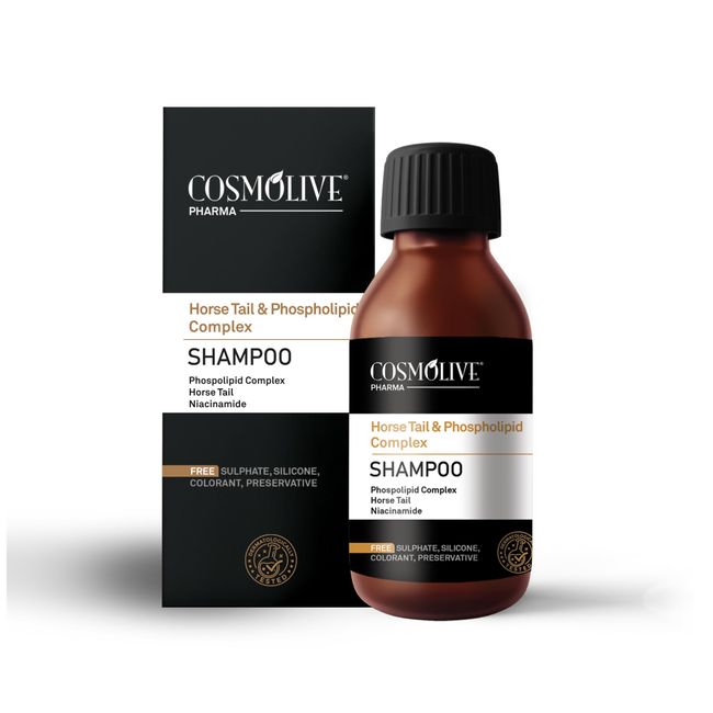 Cosmolive Horsetail Shampoo, Detoxification, Antioxidant Shampoo - 125ml