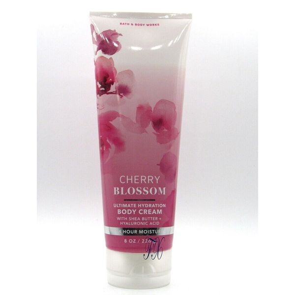 BATH & BODY WORKS CHERRY BLOSSOM BODY CREAM 8 OZ