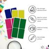 Royal Green Assorted Colors Moving Labels 3 in x 2 in - 40 Pack