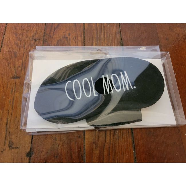 Black Rae Dunn "Cool Mom"  Sleep Mask- Eye Mask New in Box