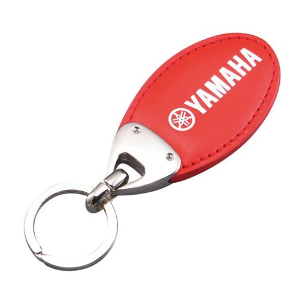 Yamaha 90792-K0051 Oval Key Chain YAK19 Red