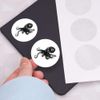 24 x 40mm Round 'Octopus' Stickers (SK00005529)