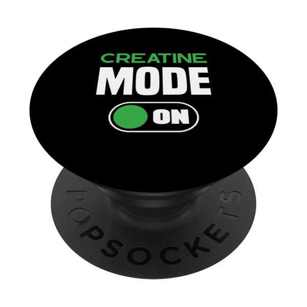 Creatine Monohydrate Mode On Funny Supplement PopSockets Swappable PopGrip