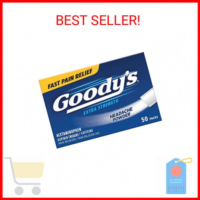 Goody's Extra Strength Headache Powder, 50 Powder Sticks