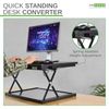MINI small portable standing desk converter conversion riser topper cheap stand 