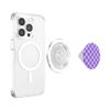 Classic Checkered Checker Checkerboard Purple Pattern PopSockets PopGrip for MagSafe