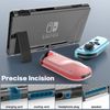 HEYSTOP Switch Case and Switch Screen Protector Compatible with Nintendo Switch, Dockable Soft TPU Switch Protective Case Cover with Switch Accessories, 6 Thumb Grip Caps for Nintendo Switch Console