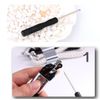 Black Leather Braided Strap Keychain Accessories w/Metal Key Ring for Most Keys