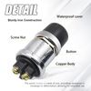 Zreneyfex 6Pcs 20A 12V 24V Waterproof Engine Start Push Button Switch for Retrofitting Horn Buttons Start Buttons