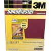 3M Sand Blaster TM Sandpaper Medium 100 for Bare Surfaces 3 Sheet Pack.