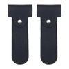 2PCS PU Leather Razor Case Portable Shaving Pouch Holder Double Edge Safety Razor Protective Case Cover for Travel Business Trip 14x5.5cm Black