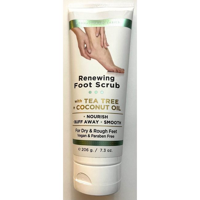 Renewing Foot Scrub w/ Tea Tree  & Coconut oil