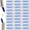 30Pcs Disposable Eyebrow Microblading Needles,Lip Tattooing Microblades Permanent Makeup Blades for Single Use Only (18needle)
