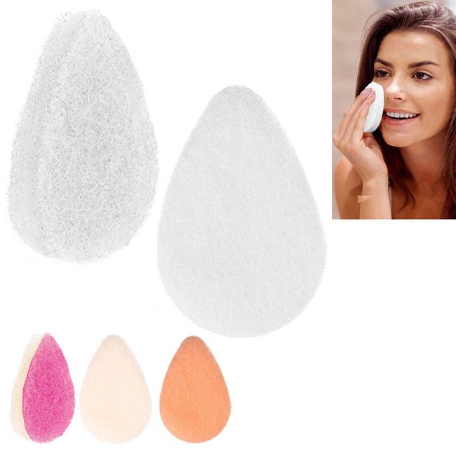 16 Pc Facial Sponge Daily Cleansing Face Gentle Exfoliating Buff Puff Style Pads