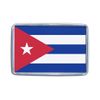 Cuba Flag - Small Plastic Fridge Magnet